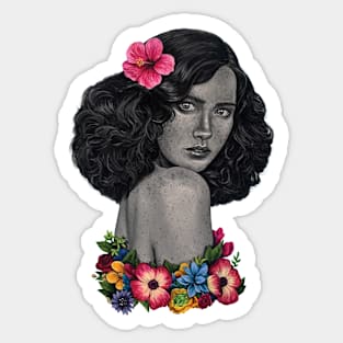 Flower Girl Sticker